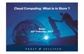 Cloud Computing: What is in Store?