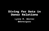 2013 snycuad diving for data in donor relations