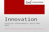 Carsolize updates May June 2013