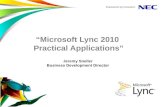 Microsoft Lync 2010 - Practical Applications