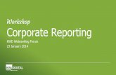 Corporate reporting workshop - 2014