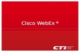 Cisco web ex training center