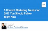 5 content marketing trends for 2015 you should follow right now