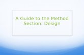 I.a. method section guide