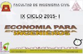 CLASE 01 ECONOMÍA PARA INGENIEROS - 2015