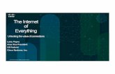 Internet of Everything:  Unlocking the Value of Connections