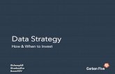 Data strategy - How & When to Invest (SXSW V2V Core Conversation)