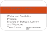 RAWCS Timor-Leste wells project august 2014