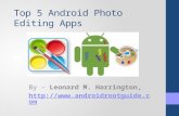Top 5 Android Photo Editing Apps