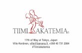 Tiimiakatemia Workshop in Tokyo, Japan, 17.5.15