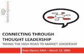 New Mexico AMA - Thought Leadership Marketing