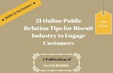 21 online public relation tips for biscuit industry to engage customers