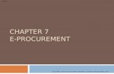 Chap 07: E-procurement