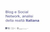 Blog e social network in italia