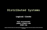 Logical Clocks (Distributed computing)