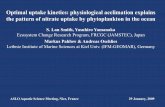 Optimal uptake kinetics: 2009 ASLO Meeting