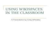 Using Wikispaces In The Classroom