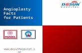 Angioplasty - PTCA - Facts for Patients -  Desun Hospital Kolkata