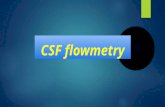 Csf flowmetry