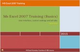 MS Excel Training(Basic)