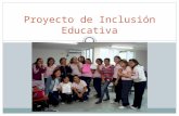 Proyecto de inclusión educativa