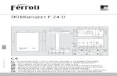 DOMIproject F 24 D Instrucciones