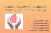 Critial Review on Sustrutha Contribution of the Urology (1)
