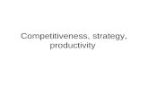 Competitiveness Strategy Productivity