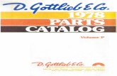 Gottlieb 1978 Parts Catalog
