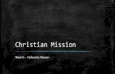 Week 6 - Session 1 - Power and Mission in Matthew
