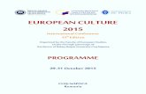 Programul Conferintei European Culture