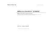 Manual Mesa de Mezclas Sony Dfs-700p