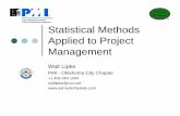 Statistical Methods Applied to Project Management