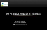Sap Ps Online Training in Ameerpet,Hyderbad