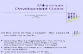 Millennium Development Goals 2015