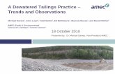 a dewatered tailings practice