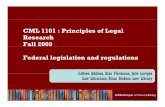 Federal Legislation manual