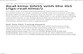 Real-time GNSS With the IGS