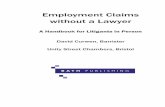 Employment Claims Without a Lawyer (Sample)