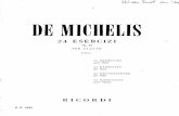 Vincezo de Michelis Studi Per Flauto