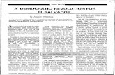 A DEMOCRATIC REVOLUTION FOR EL SALVADOR,  Joaquin Villalobos, Third World, 1989