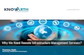 Why We Need Remote Infrastructure Management Services?