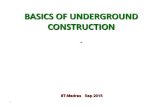 Prof. Raghavan- Metro Underground Construction Sep 2015
