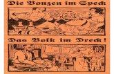 206996003 Arendt Paul Die Bonzen Im Speck Das Volk Im Dreck 1931