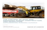 The Control of Dust & Emissions During Construction & Demolition
