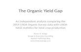 The Yield Gap Of Organic Farming