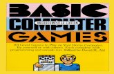 BASIC Computer Games (Microcomputer Edition)