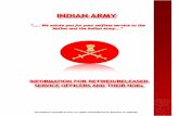Guide for Veterans - Indian Army