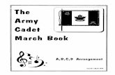 The Army Cadet March Book Part 1