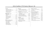 2014 Cadillac CTS Owners Manual